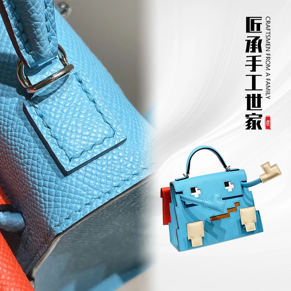 【匠承手工世家】马赛克娃娃 手缝蜡线2025新款手工女包