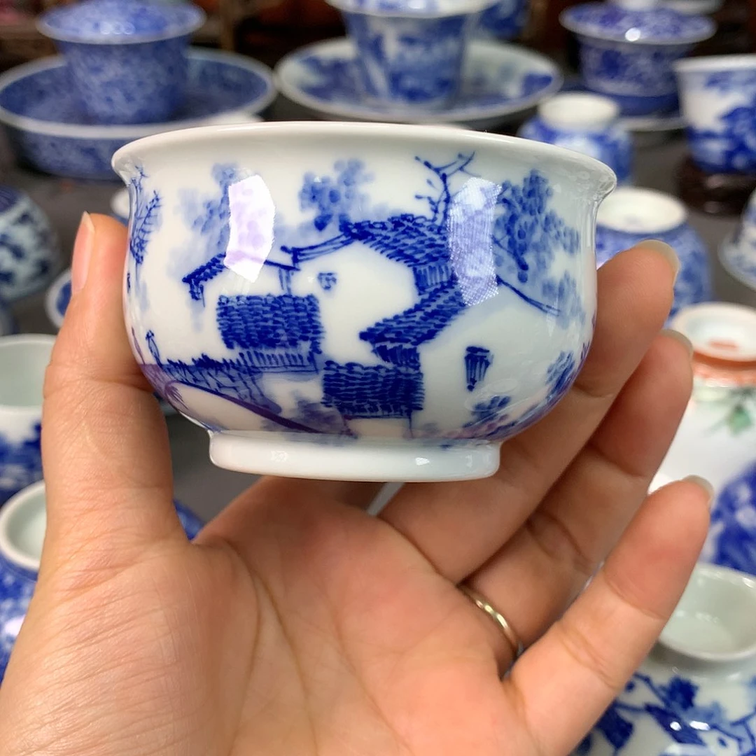 【闪购商品】瓷片一*秋景德镇陶瓷主人杯