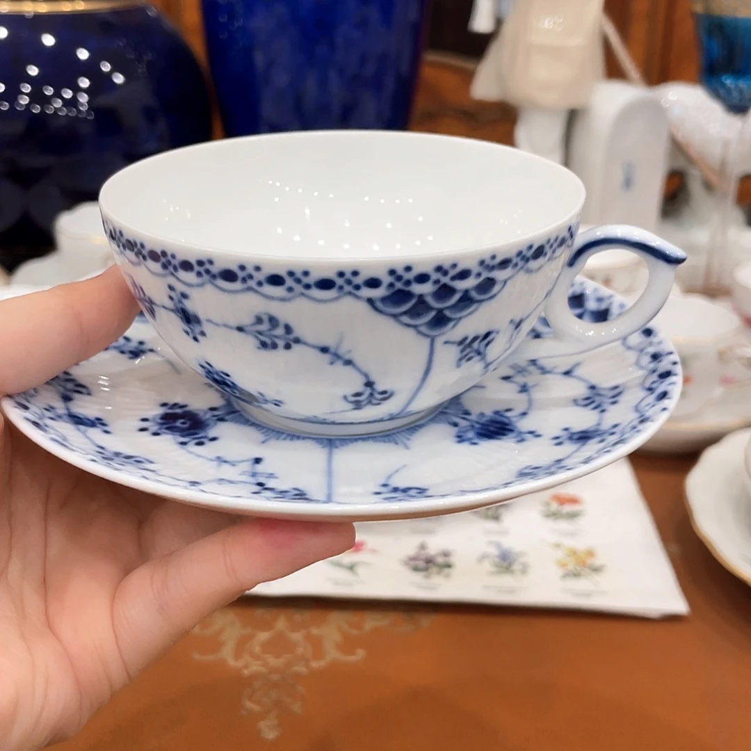 摆件中古哥哈红茶杯