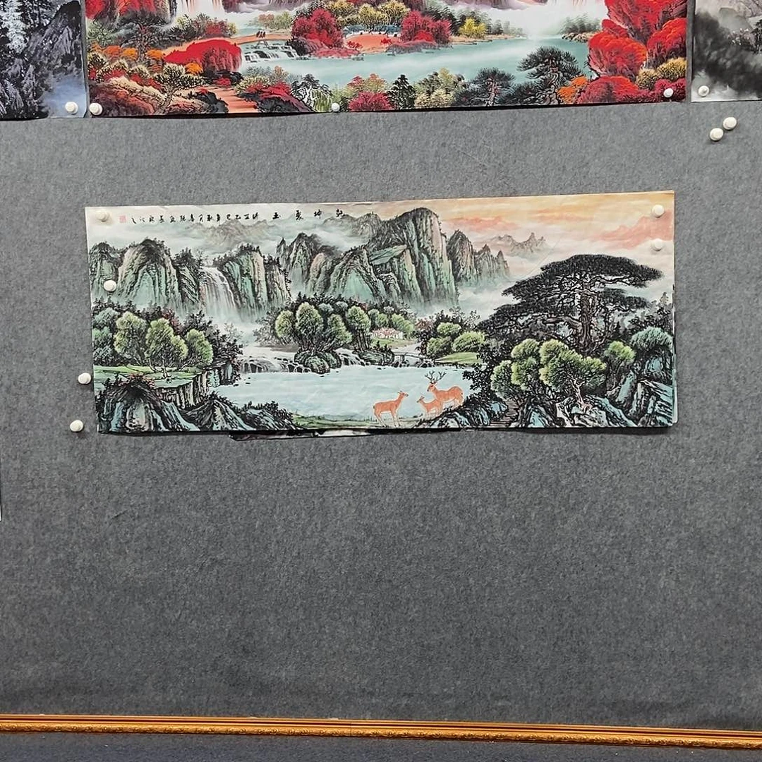 国画小六尺山水一幅