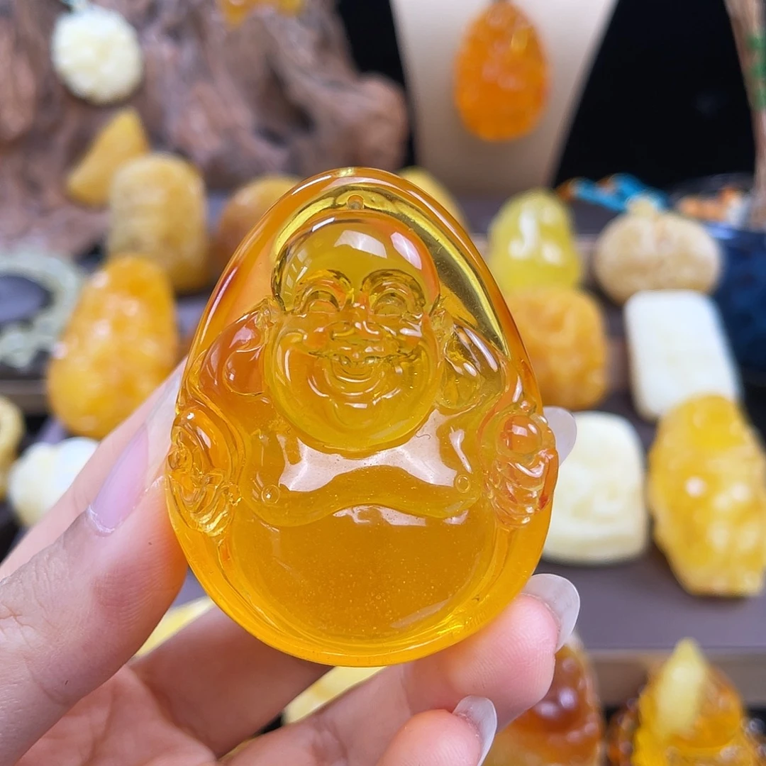 琥珀未镶嵌珠宝奇石