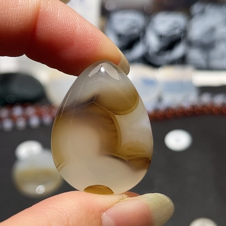 玛瑙/玉髓未镶嵌吊坠(不含链)