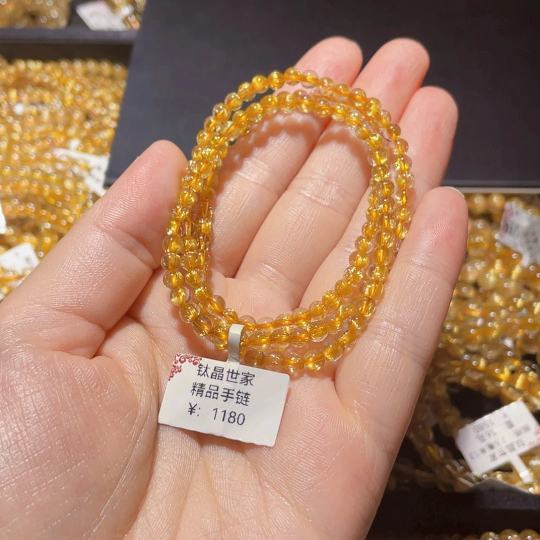 水晶手链未镶嵌慧***?天然水晶手链