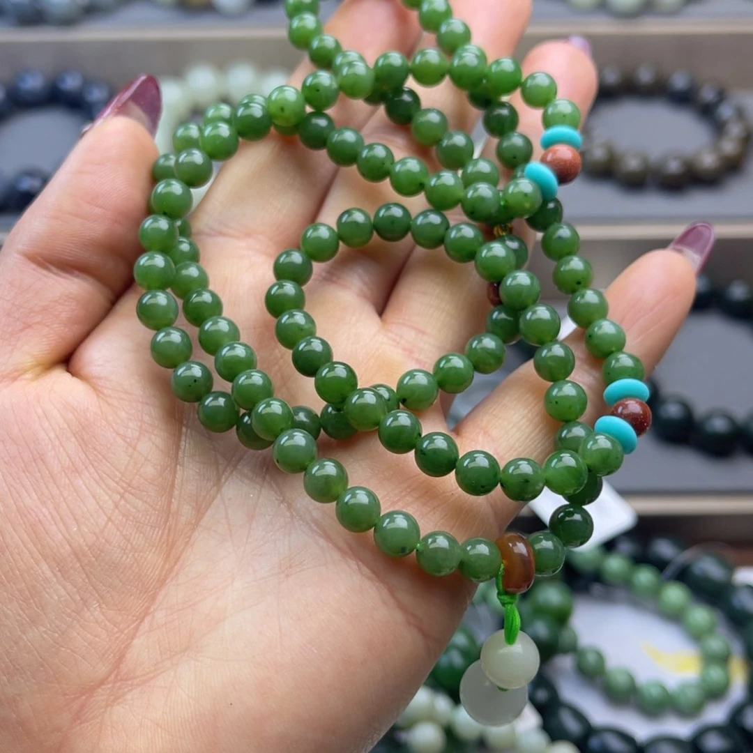 和田玉手链未镶嵌