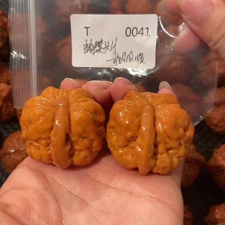 文玩核桃吊坠蛤蟆头一帆风顺