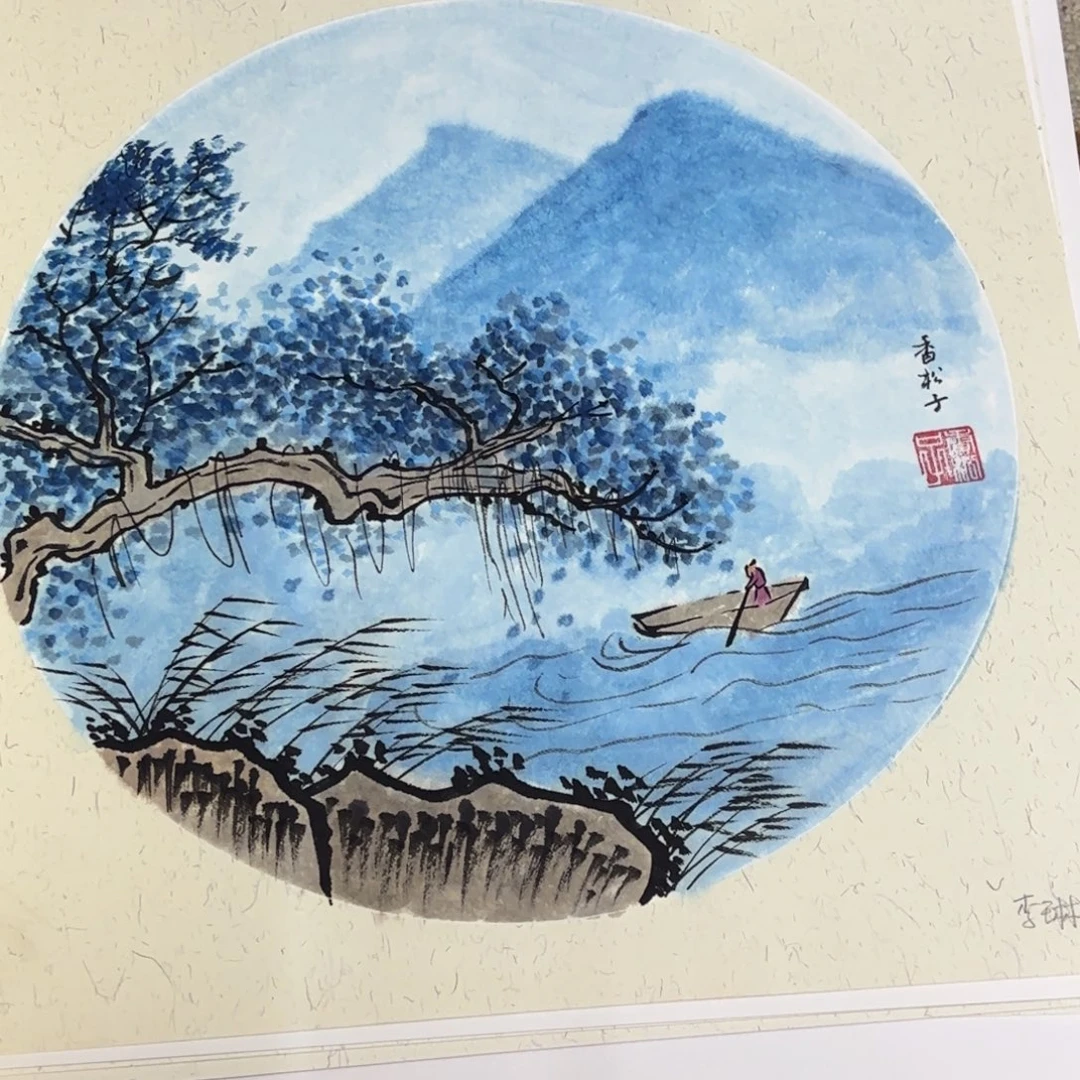 国画38-38卡纸作品艺