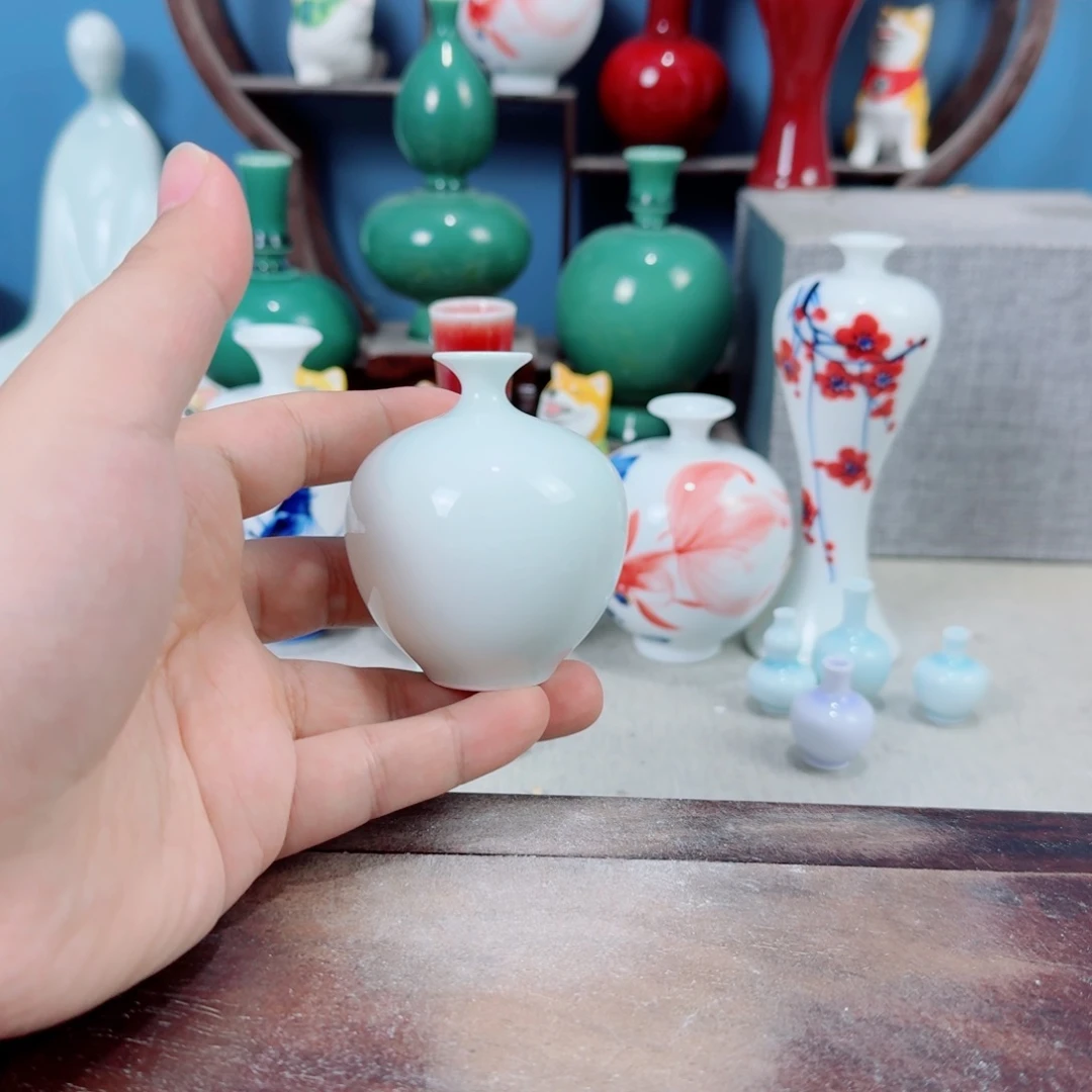 陶瓷手工小花器摆件