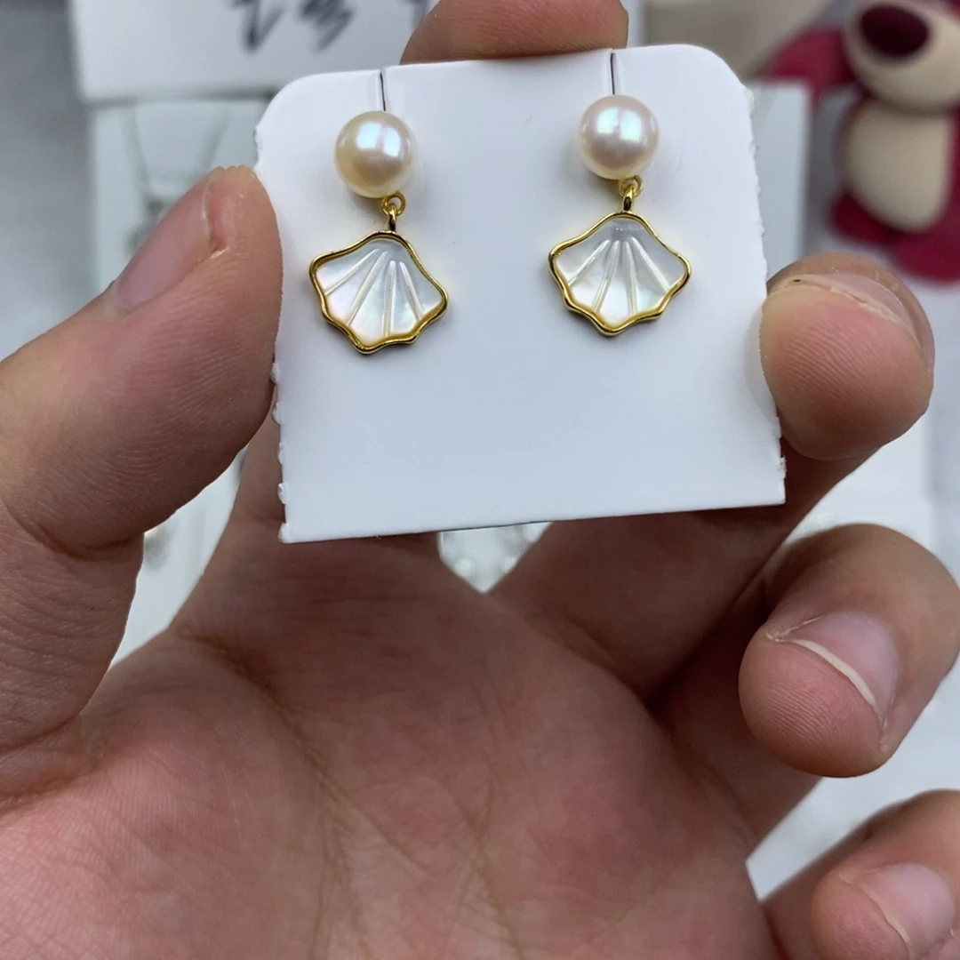 耳饰未镶嵌淡水珍珠