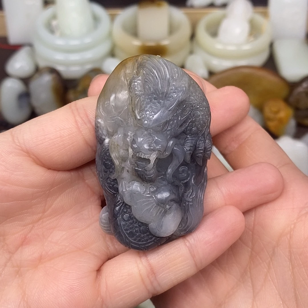 和田玉未镶嵌颈饰55