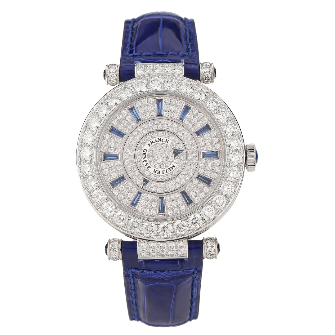 99新 Franck Muller/法兰克穆勒 单表/神秘时间系列蓝宝/42mm