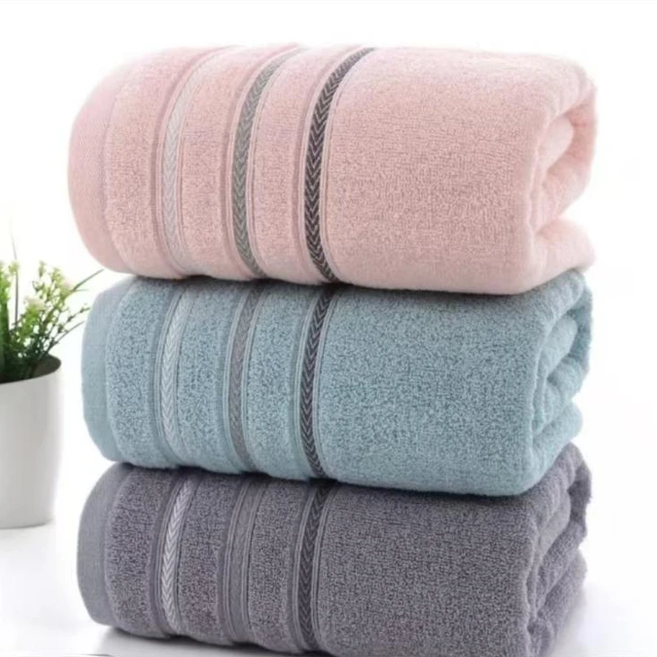 家用新棉浴巾吸水不掉毛加厚柔软成人情侣男女洗澡新款棉大号毛巾
