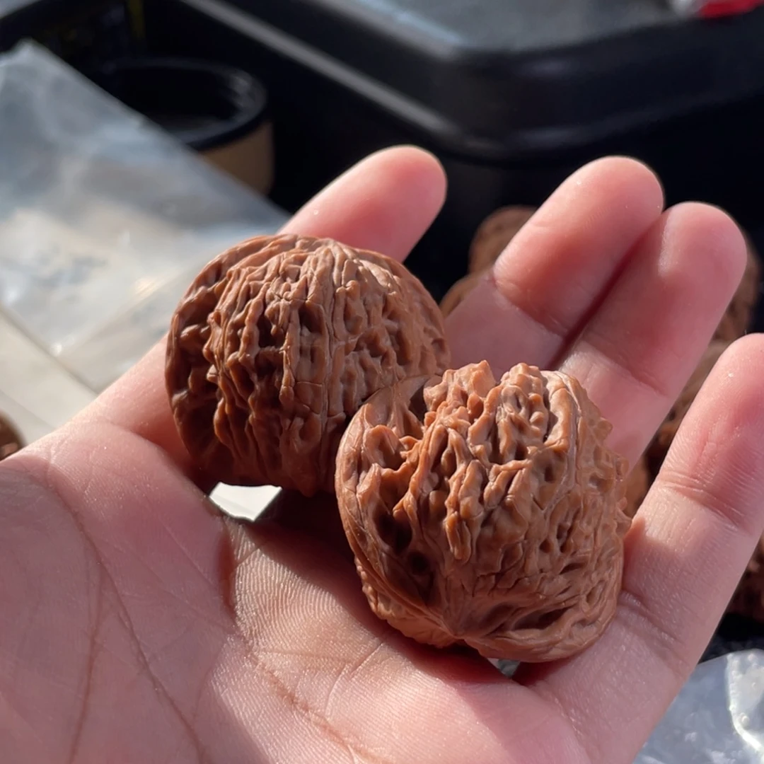 青***)文玩核桃吊坠37全品房山磨