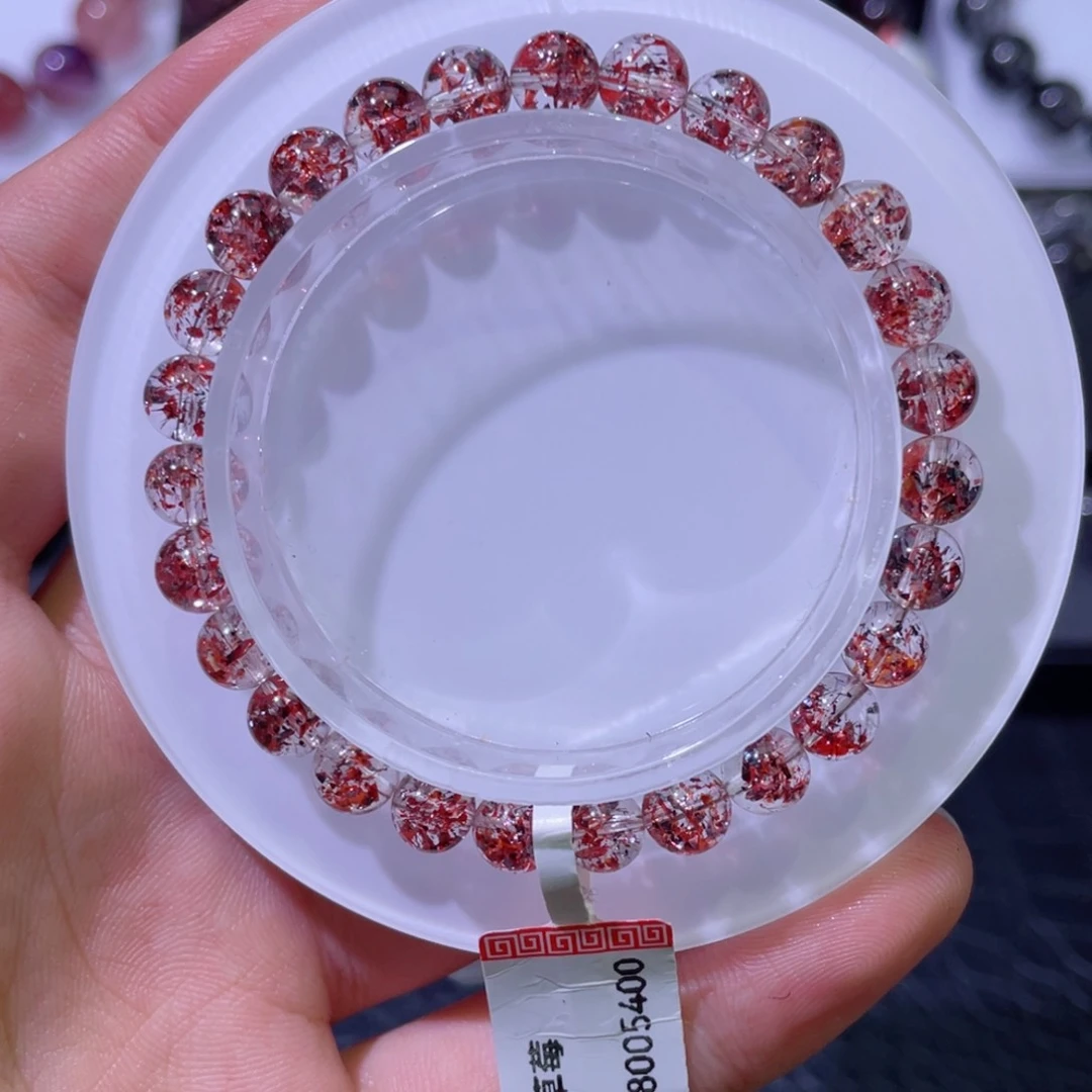 未镶嵌手链水晶金草莓6.7