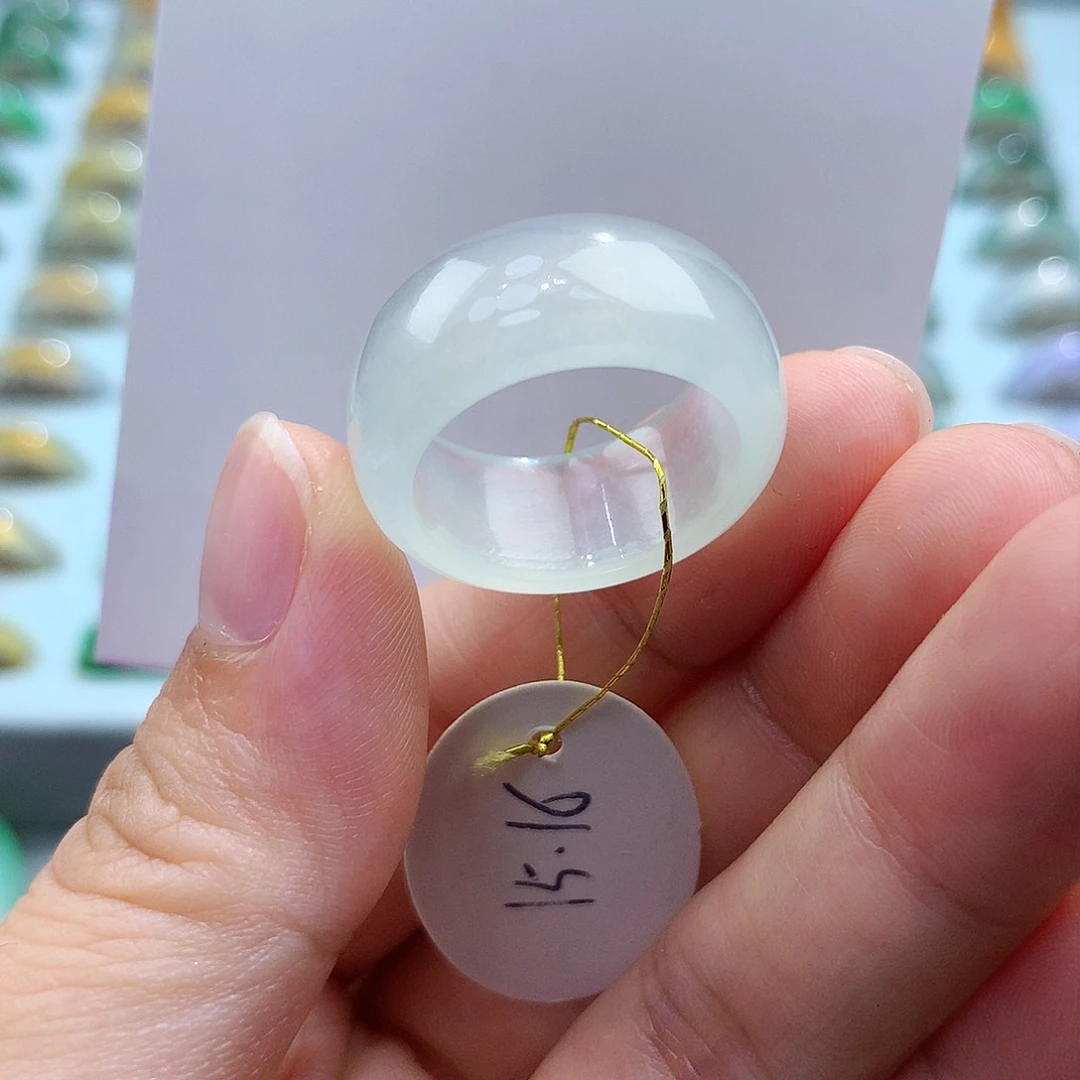 翡翠戒指未镶嵌1516圈
