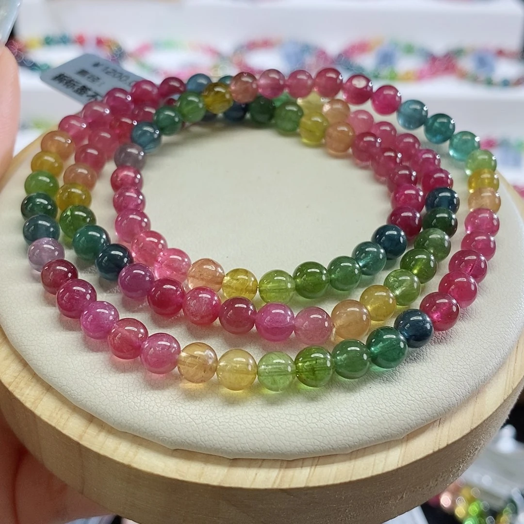 手链未镶嵌碧玺荧光三圈