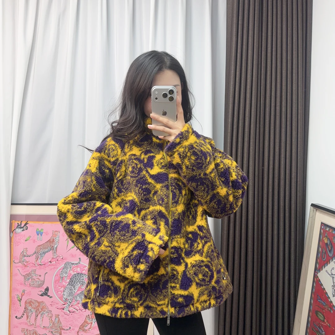 95新 BURBERRY/博柏利 泰迪双面外套38码拼色/251220XY1LX01