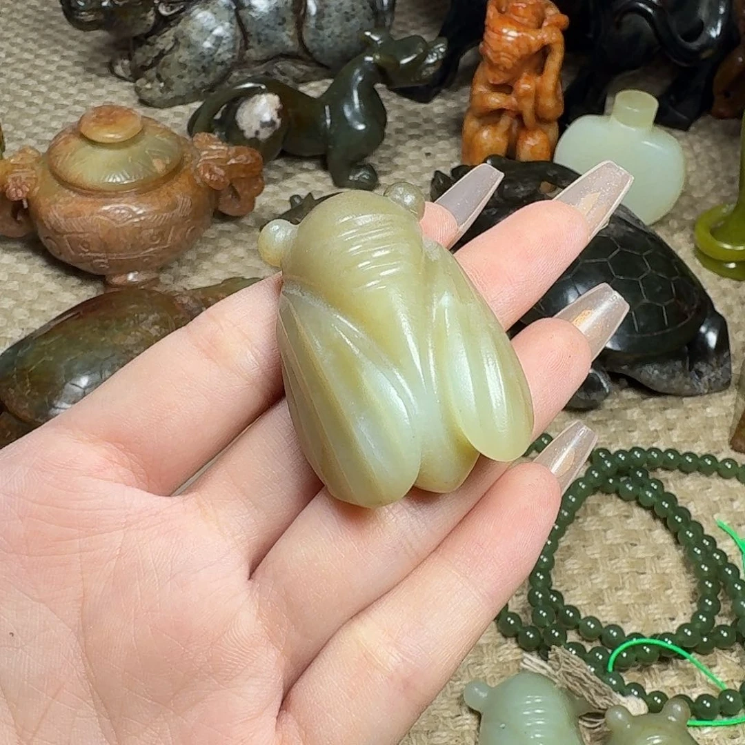 白玉菩提吊坠挂件