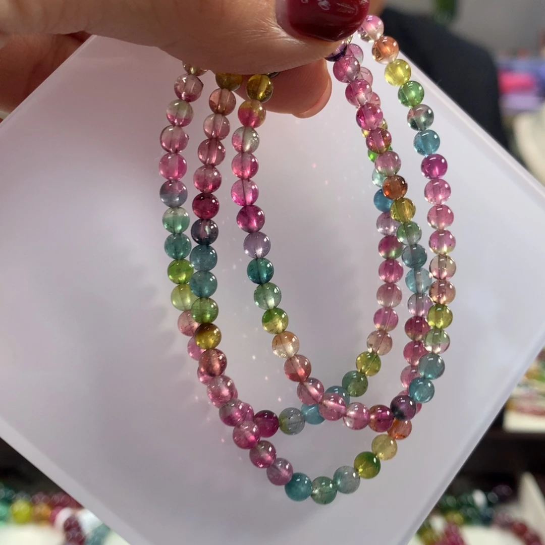 未镶嵌碧玺手链4.6左右