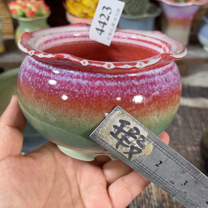 口9高8 手工花盆满30包邮