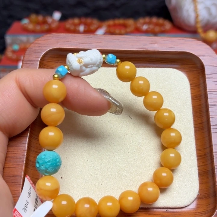 蜜蜡未镶嵌手链手串