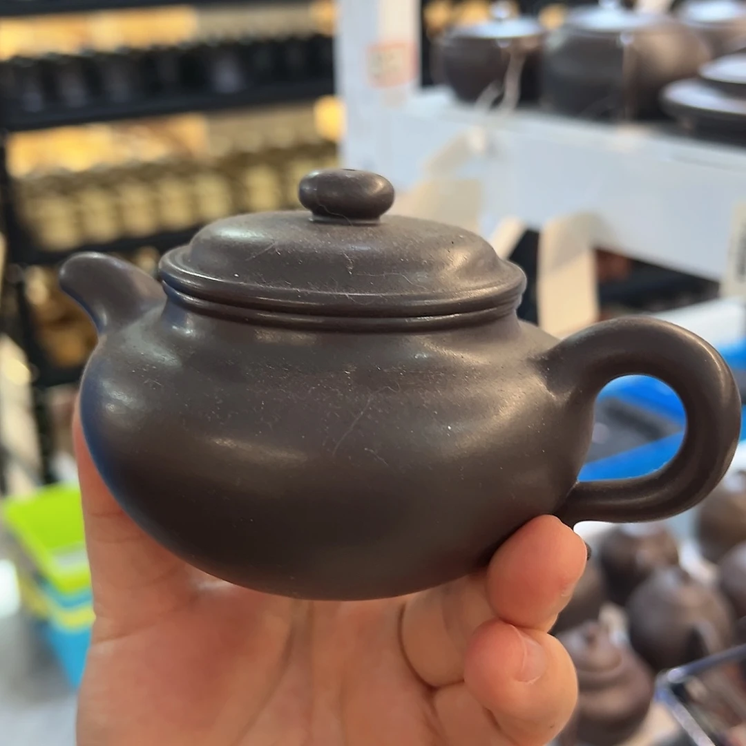 紫砂茶壶黄龙山原矿天青250