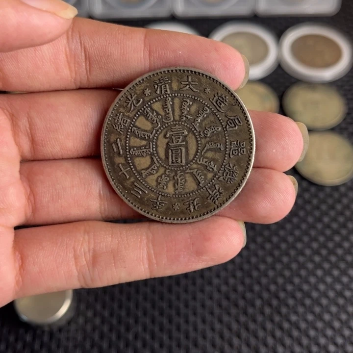 金属大头龙洋船洋工艺品