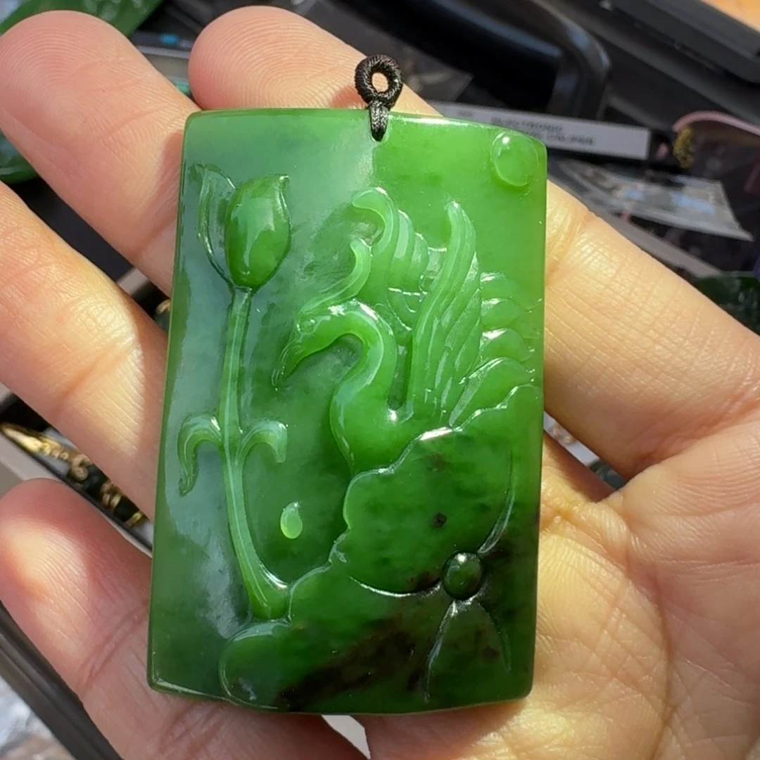 和田玉颈饰未镶嵌碧玉挂件TZ多样性拍一发一