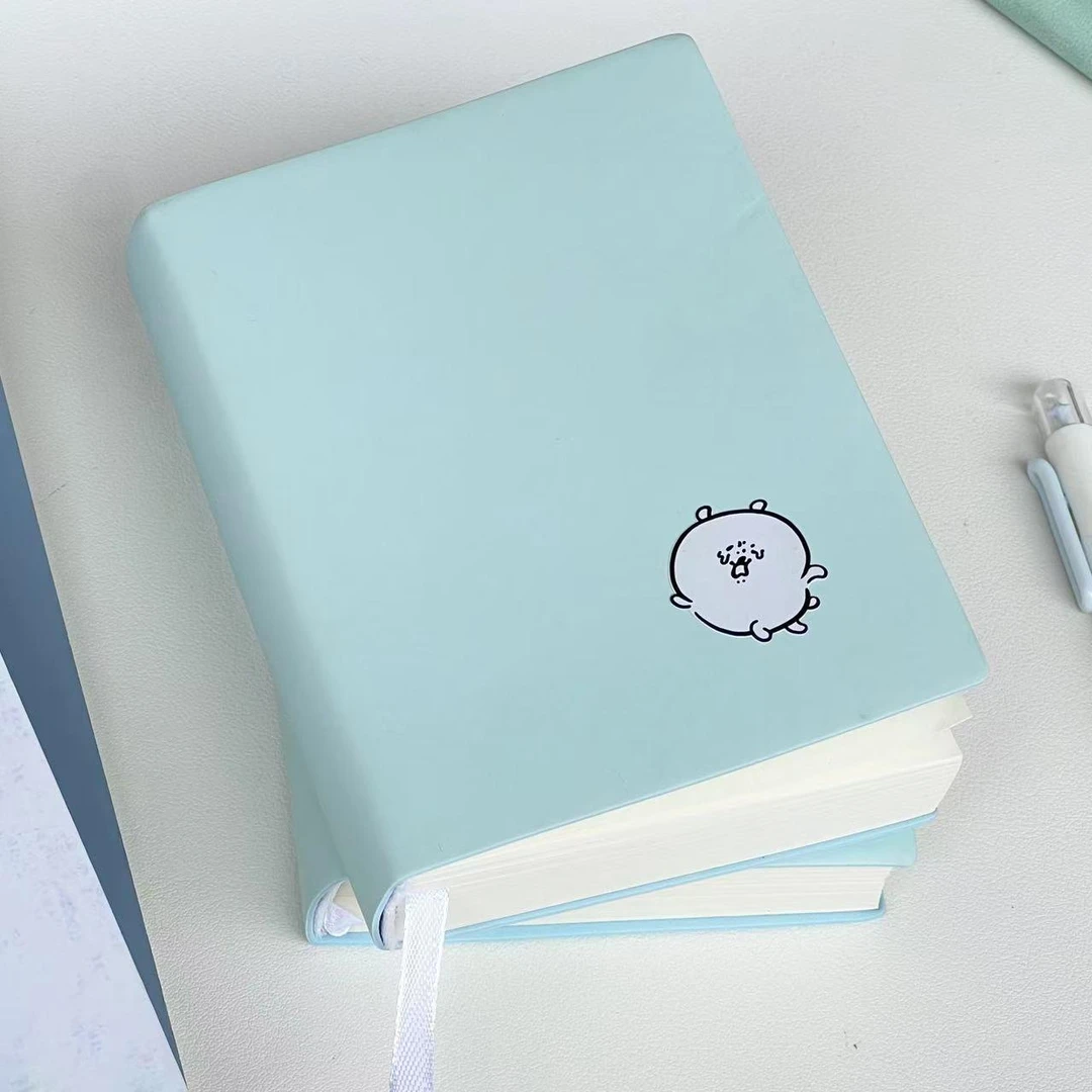 可爱自嘲熊a6空白笔记本学生简约纯色厚高颜值卡通绘画本子练习册