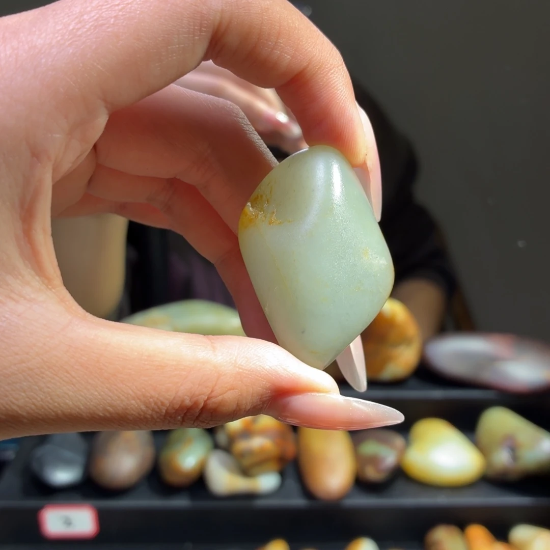 和田玉未镶嵌挂件41.3