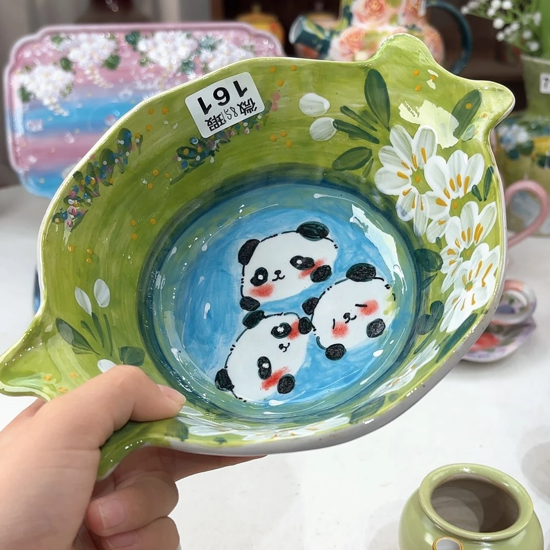 景德镇手绘高温釉下彩陶瓷茶具