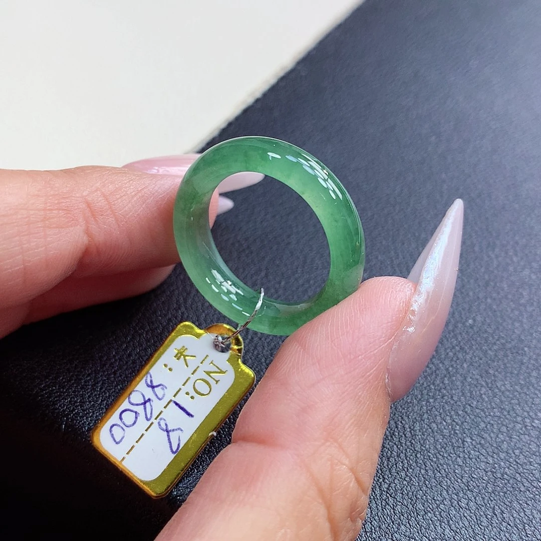 未镶嵌戒指翡翠18号