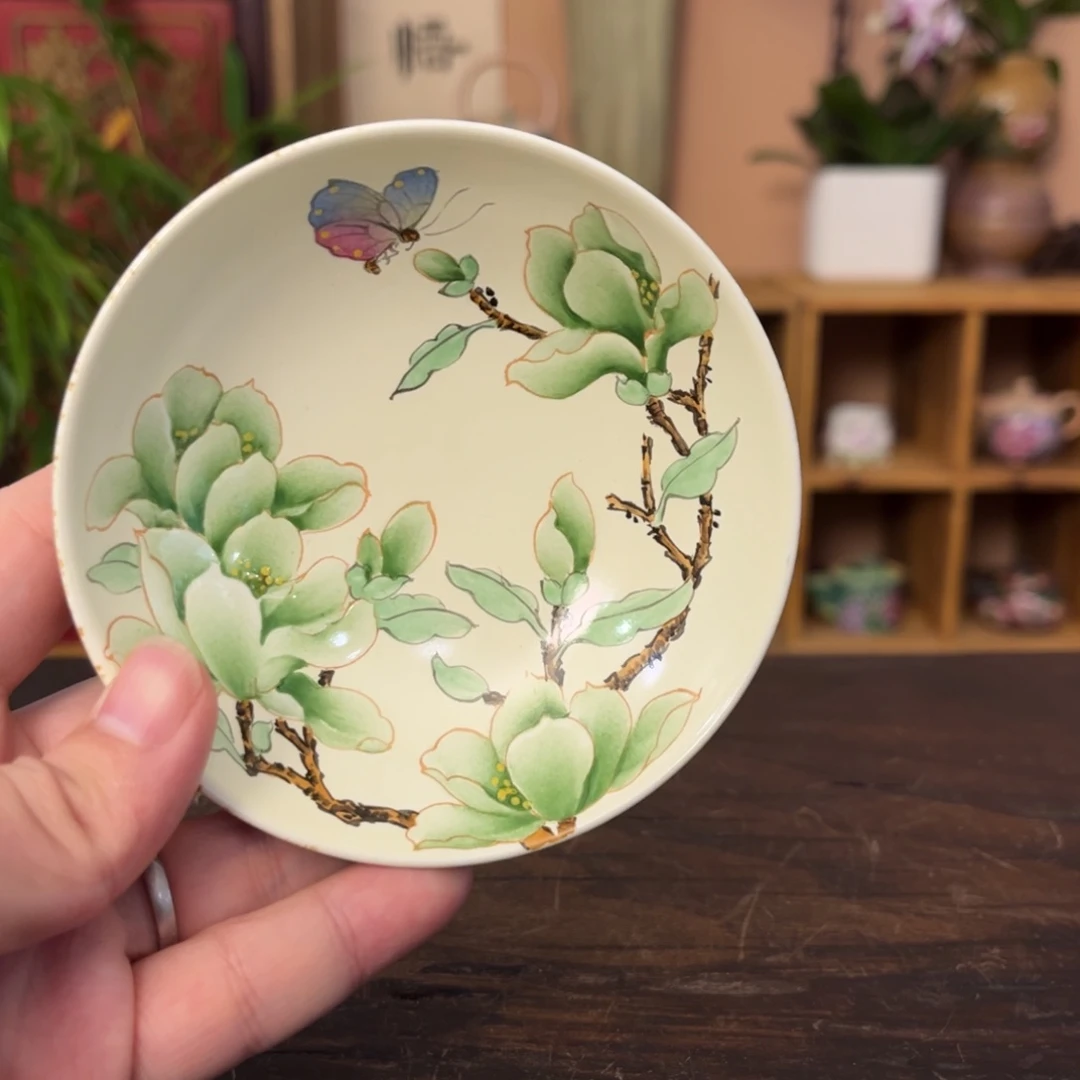 柴烧手工手绘陶瓷