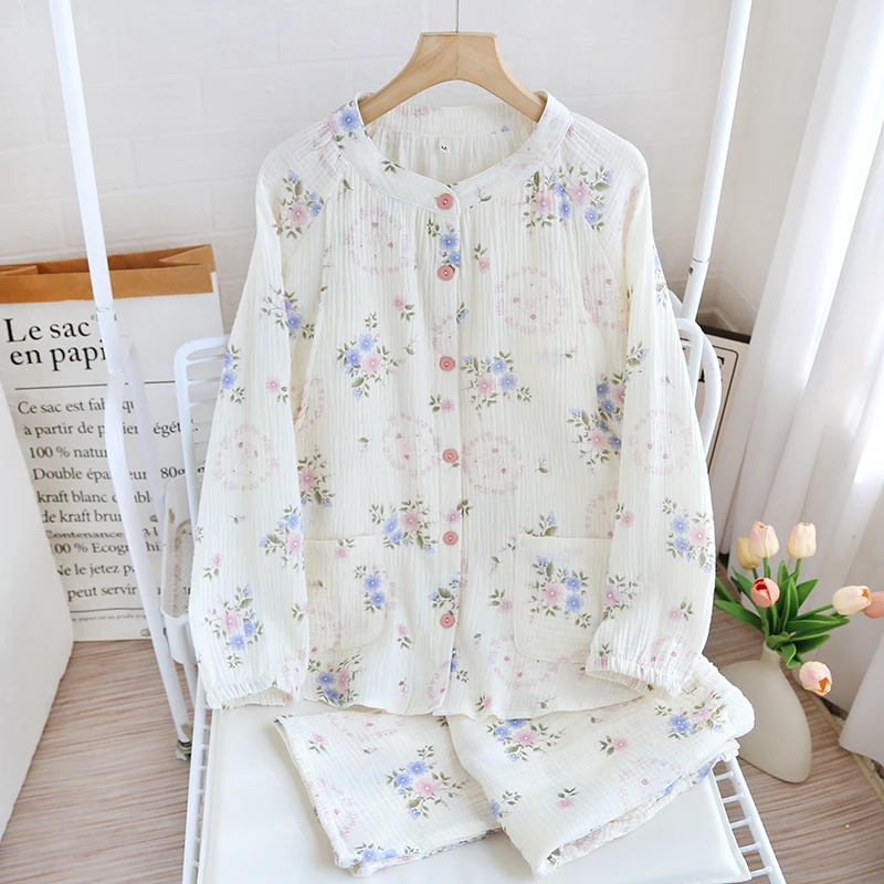 孕妇居家服月子服产后春夏大码哺乳衣孕妇睡衣套装夏季薄款