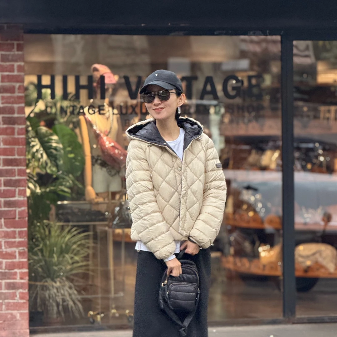 （YY推荐）柔暖随行 连帽时尚羽绒服设计师款休闲百搭秋冬羽绒服