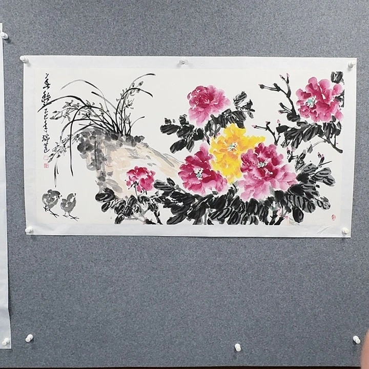 国画王瑞莲春艳8平尺