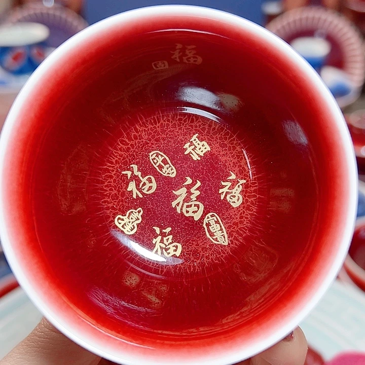 瓷片景德镇品艺轩郎红