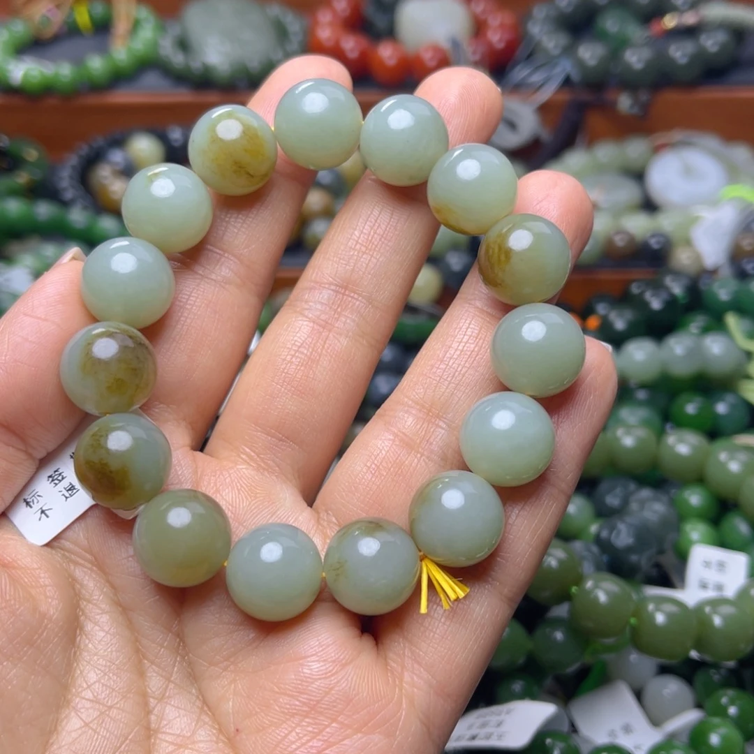 和田玉未镶嵌手链