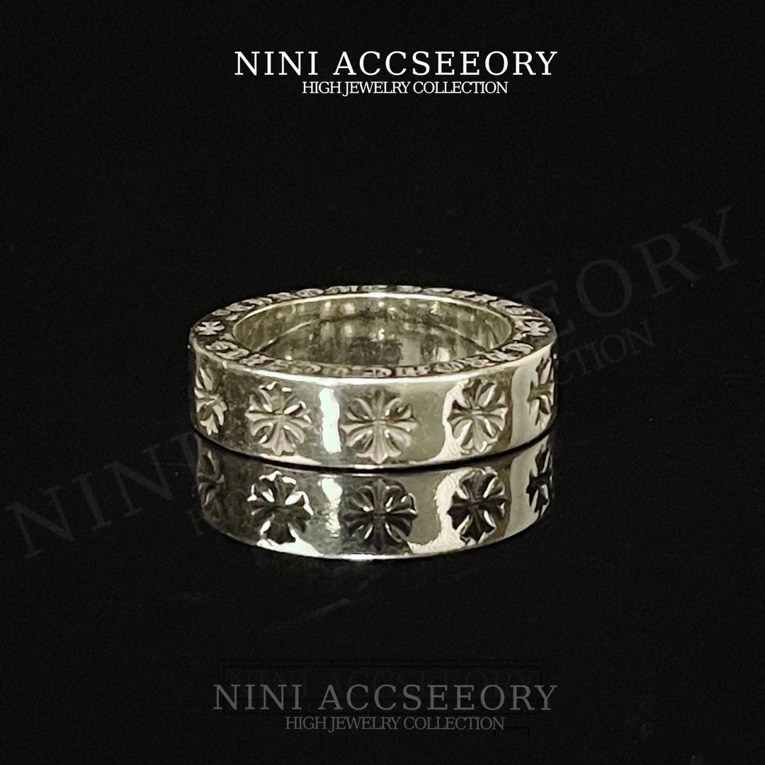 『永恒宇宙』潮奢梵文小众十字架欧美时尚圈戒复古指环戒指