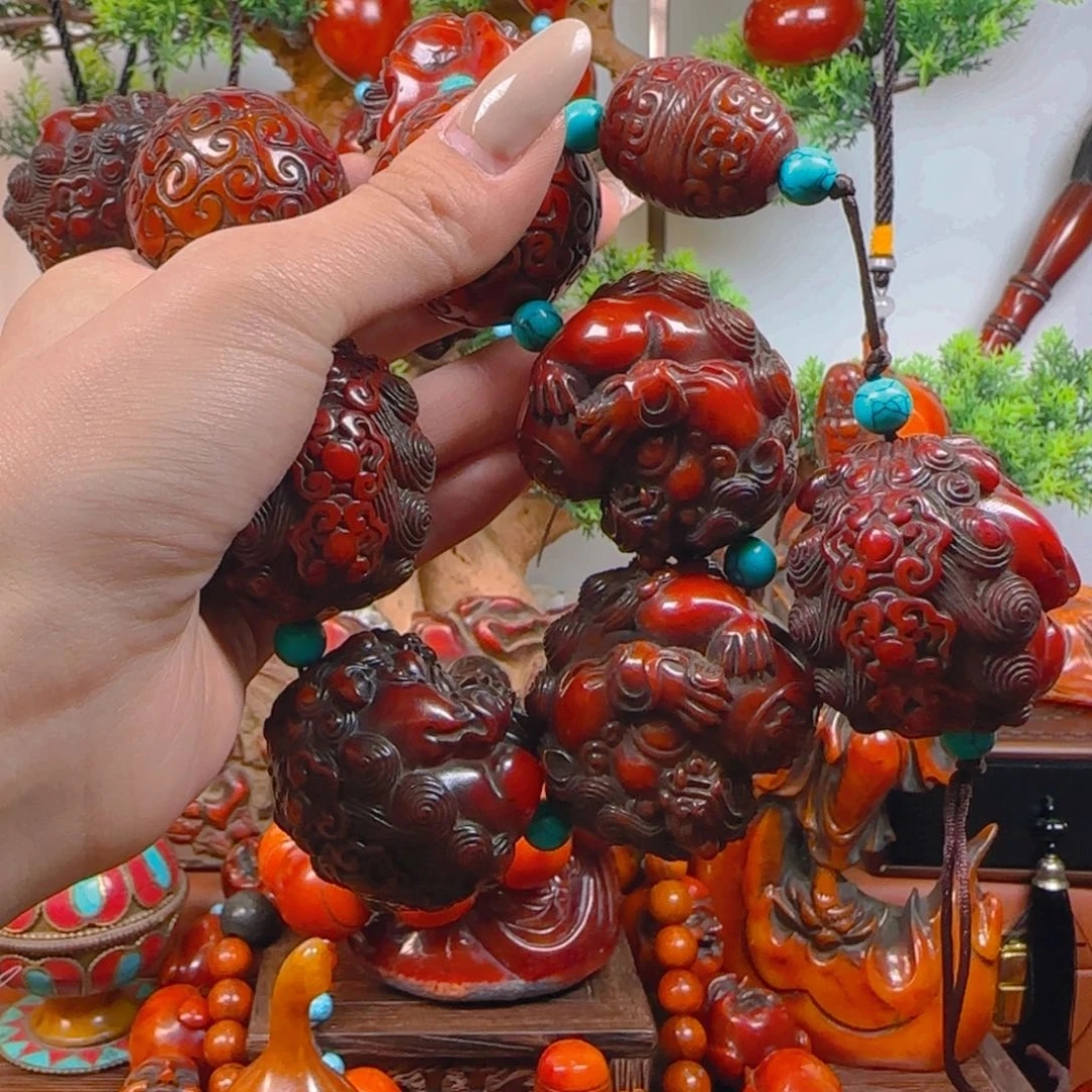 滴血莲花菩提吊坠金**梦