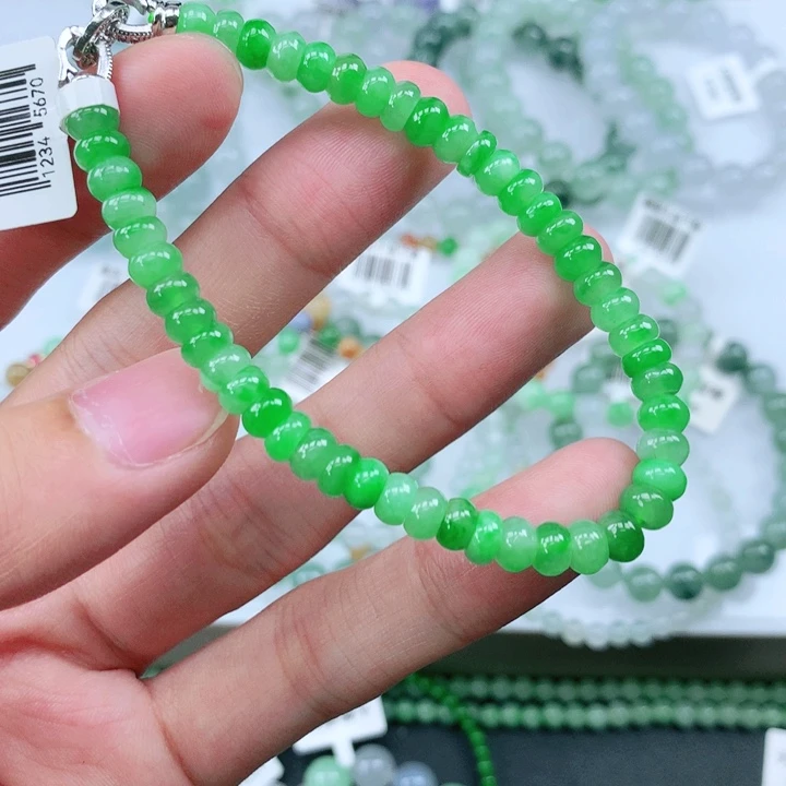 未镶嵌手链翡翠翡翠