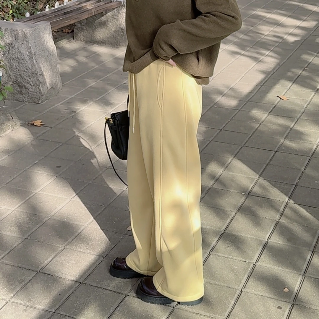 XINYIGE弯刀裤2666款•加绒显瘦侧缝前移视觉收缩显窄版