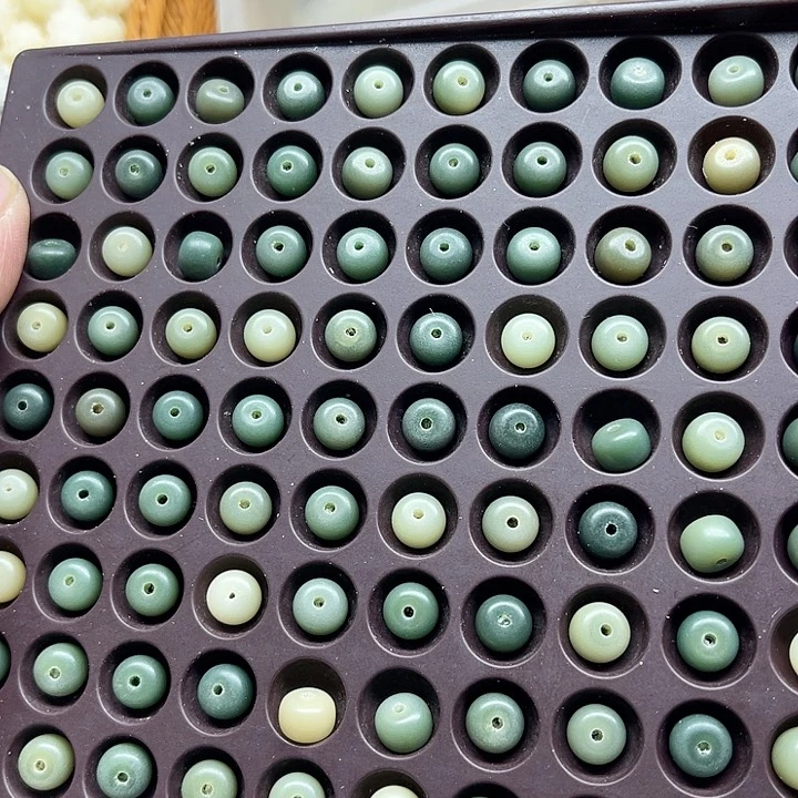 白玉菩提吊坠瑕疵9-7青提墩200颗