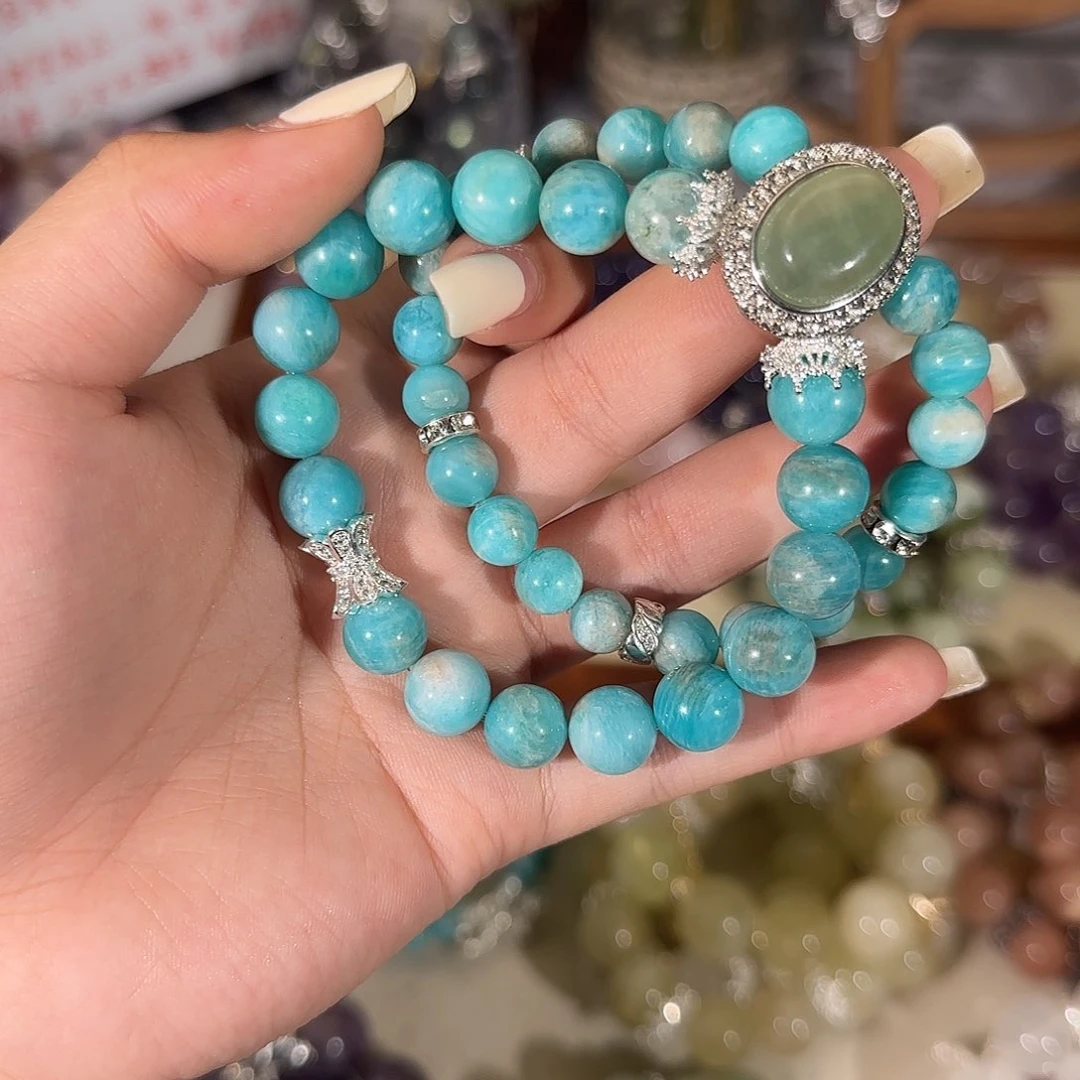 烟晶手链未镶嵌哈哈