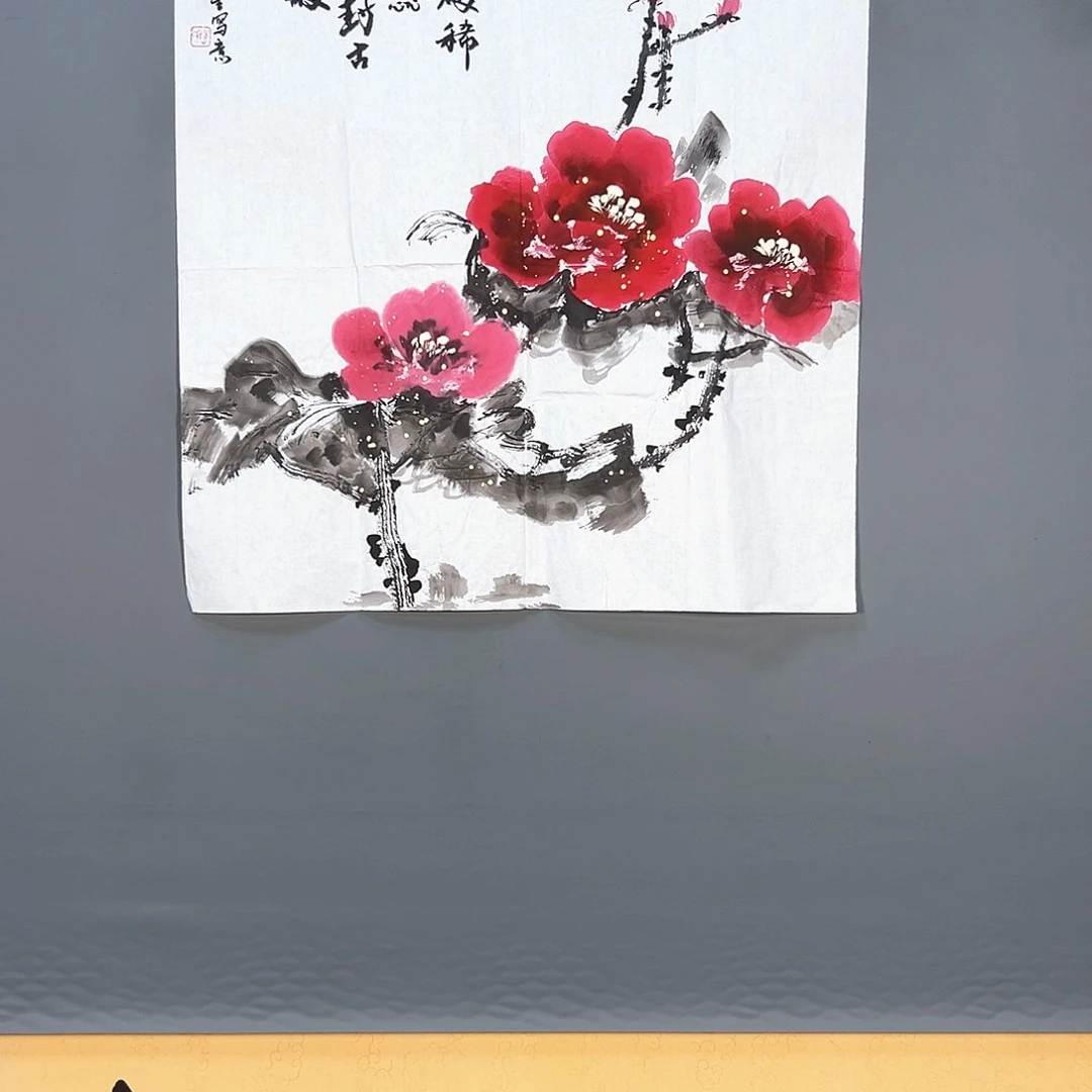 国画444 花鸟和蝴蝶都会出现