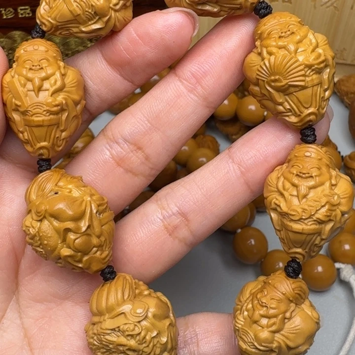 橄榄核手串/手链八大财神