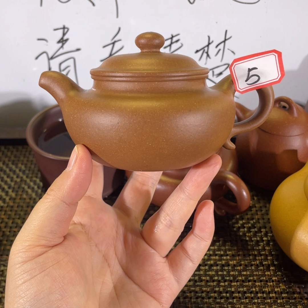 五***仔紫砂茶壶仿古老段