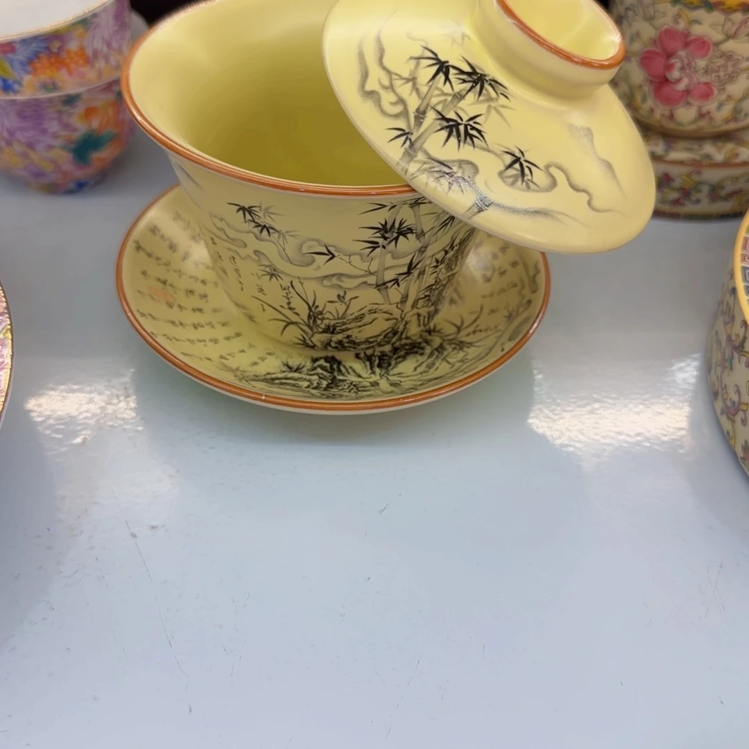 这些盖碗真好看！！！