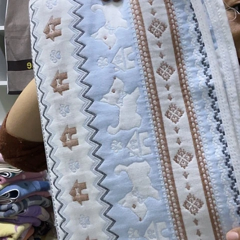 棉熊狗枕套一对