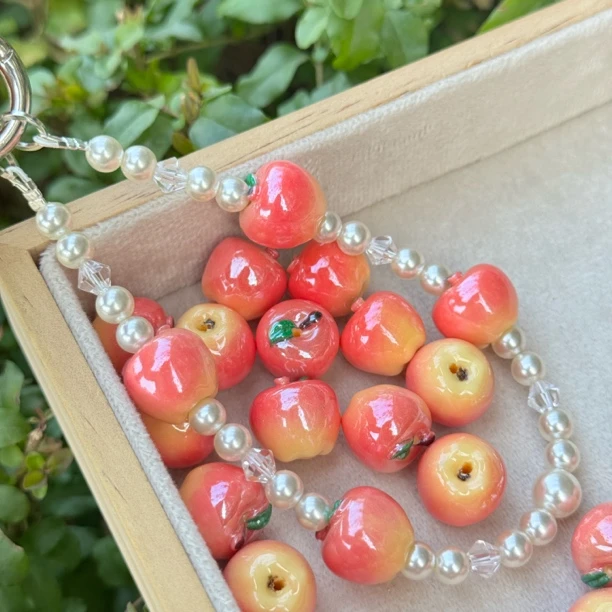 ZG·仿真苹果手机链挂链钥匙扣