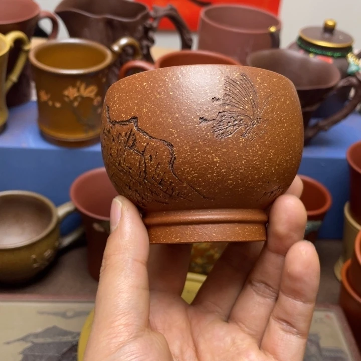 紫砂茶杯紫砂主人杯180cc